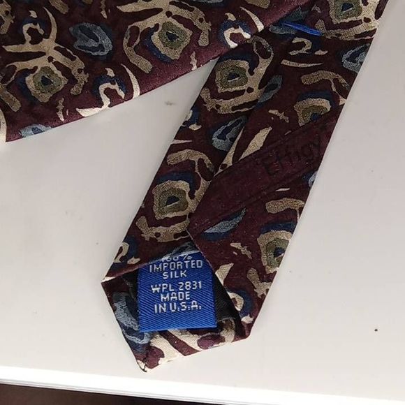 Artisphere Charles Vinson 100 Silk Abstract Pattern Neck Tie - Picture 2 of 7